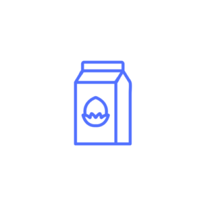 Soy milk carton illustration