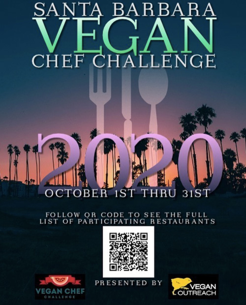 Folleto del desafío del chef vegano