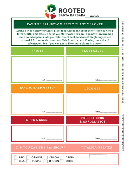 Weekly Eat the Rainbow Plant Tracker thumbnail