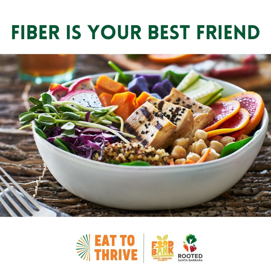 "Fiber is Your Best Friend" graphic